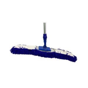 Dust control mop 60 cm sleeve and frame Blue