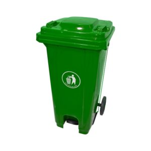 Plastic Garbage Bin  120LTR  GREEN
