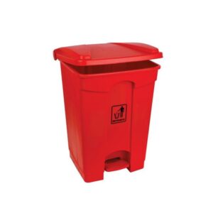 Plastic Garbage Bin  45LTR  RED